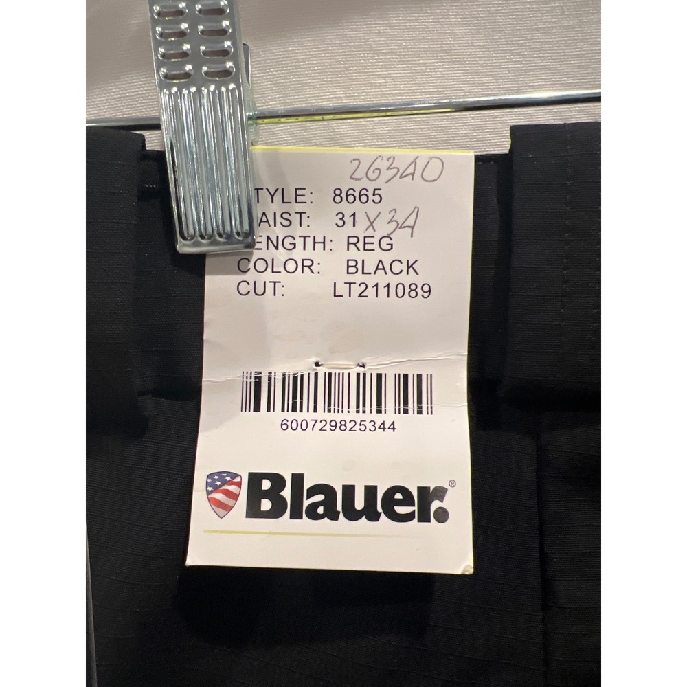 Blauer 8665 Mens B.DU Tactical Cargo Pants Black Size 31 Regular NWT - Picture 5 of 8